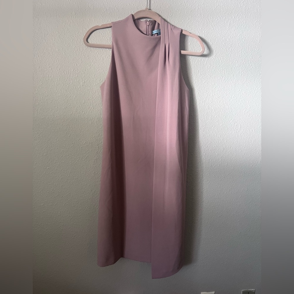 ANTONIO MELANI Dress Womens Size 6 Tina Knit  Blush Sleeveless Sheath Lined